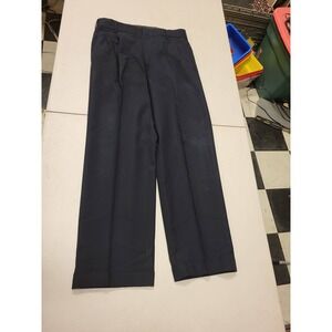 VF Imagewear Professional Apparel Mens Dress Pants 32R Blue MR2120 Work Uniform